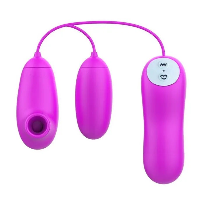 Vibrators Pretty Love Pretty Love Suction Vibro Bullets Purple