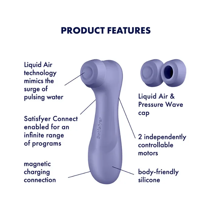 Vibrators Satisfyer Satisfyer Pro 2 Generation 3 with App Control Powerful Vibrator Lilac