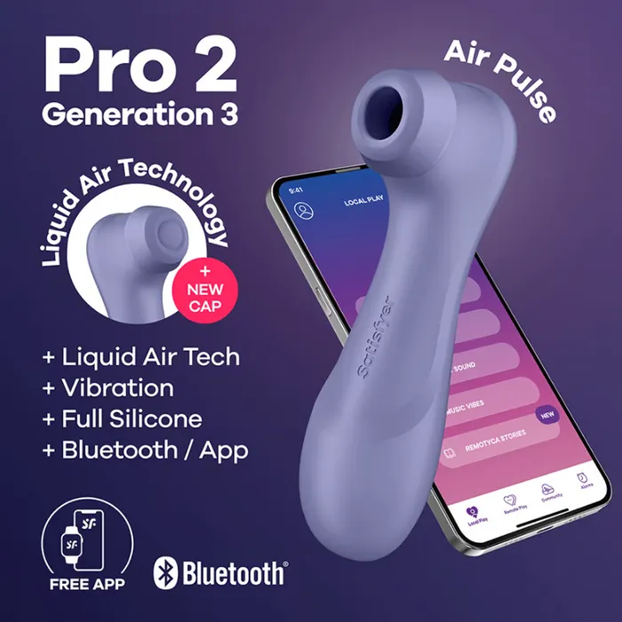 Vibrators Satisfyer Satisfyer Pro 2 Generation 3 with App Control Powerful Vibrator Lilac