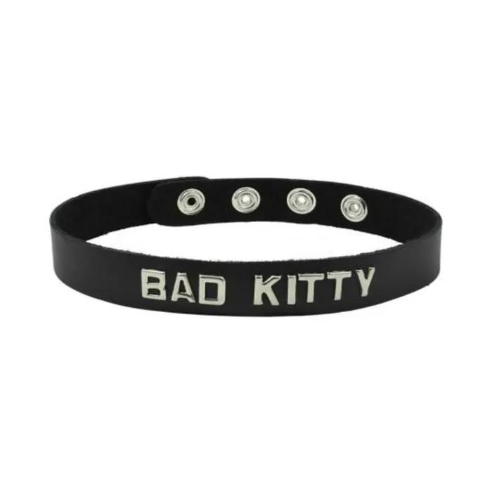 Vibrators Spartacus Bad Kitty Word Band Collar