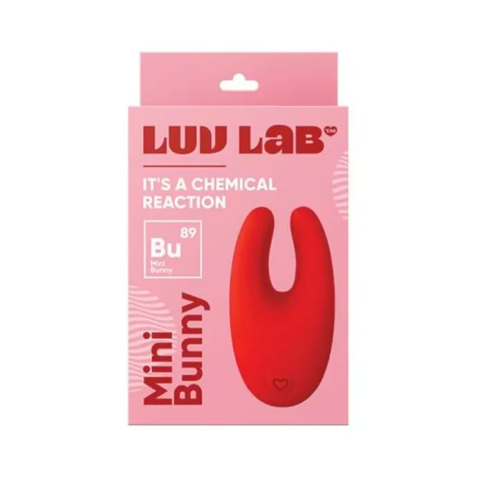 Vvole Luv Lab Bu89 Mini Bunny Silicone Red Vibrators