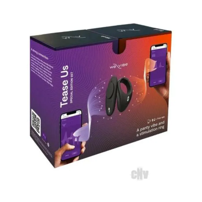 WeVibe Anal Wevibe Tease Us Special Edition Set Bond Moxie Black