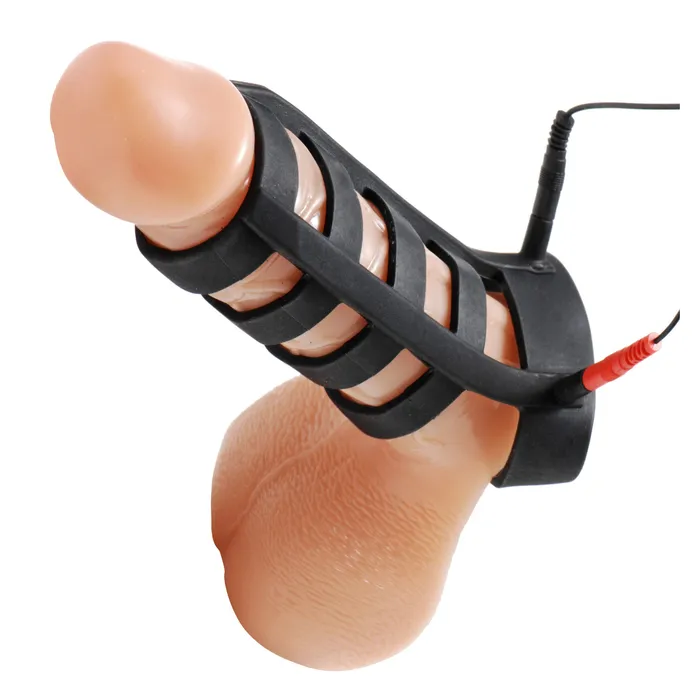 Zeus Electrosex Male Sex Toys Power Cage Silicone EStim Cock and Ball Sheath Zeus Electrosex Male Sex Toys Power Cage Silicone EStim Cock and Ball Sheath