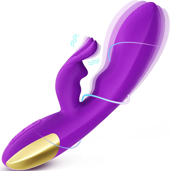 10 Speeds Triple Gspot Rabbit Anal Vibrator Earlypeach Vibrators