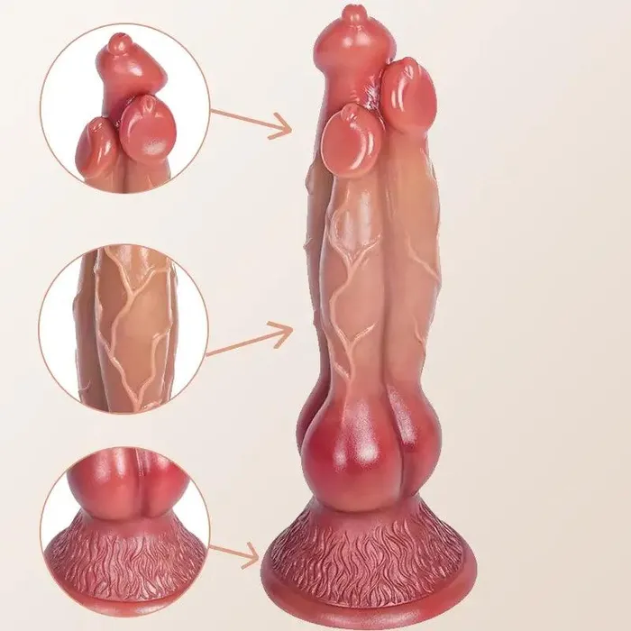 3 Wolf Monster Silicone Dildo Inyarose Dildos