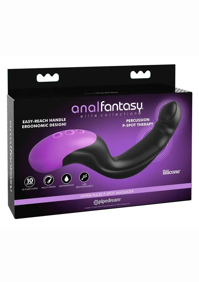 Anal Fantasy Elite HyperPulse Rechargeable Silicone PSpot Massager Anal Fantasy Elite Female Sex Toys