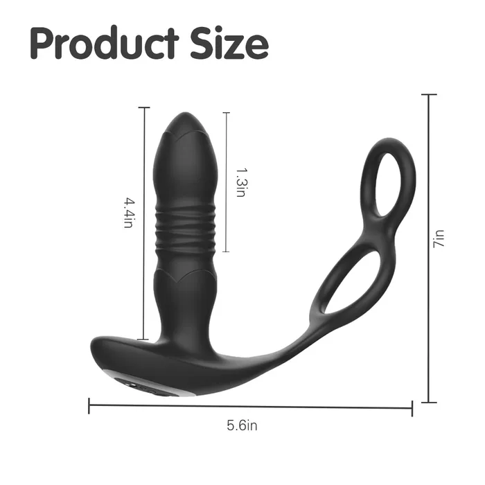 Anal InnerGlo Rechargeable Remote Control Thrusting Prostate Massager The Bad Peach Store Anal InnerGlo Rechargeable Remote Control Thrusting Prostate Massager The Bad Peach Store