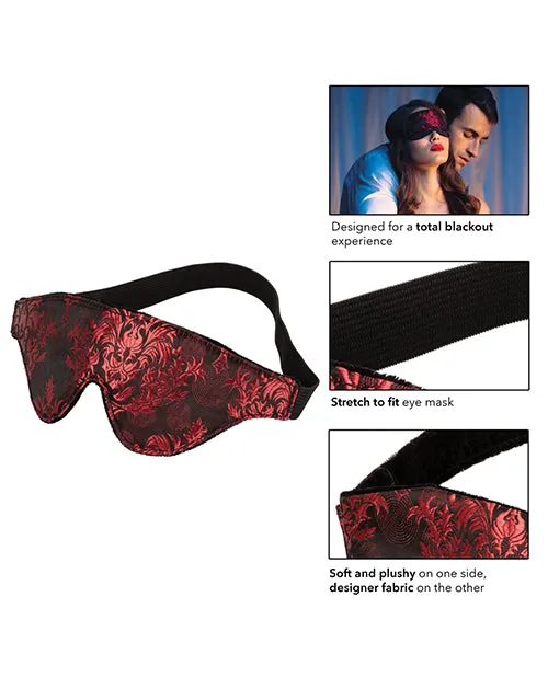 Anal Open Desires Scandal Black Out Eyemask BlackRed