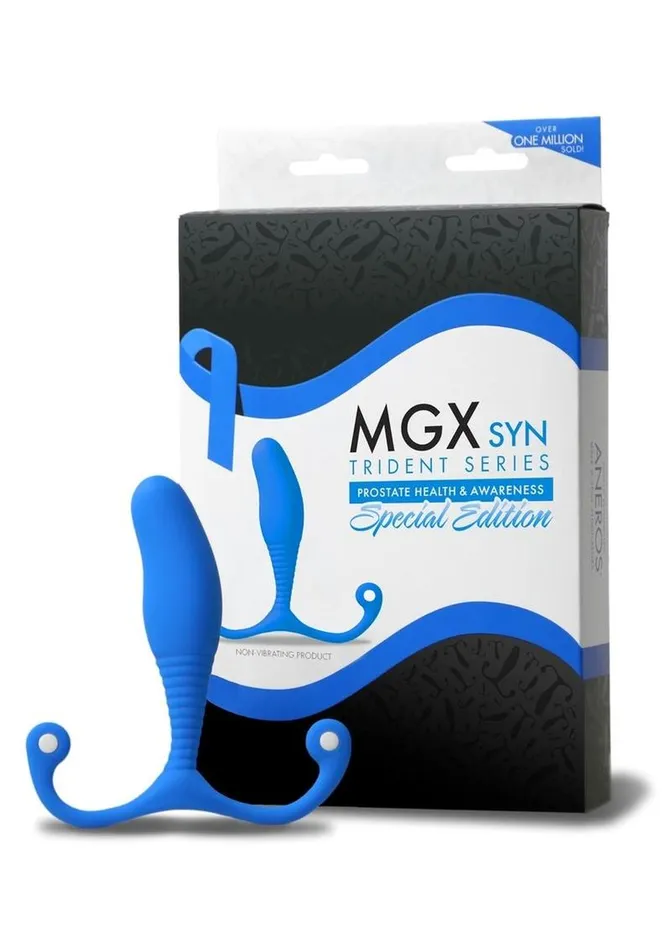 Aneros Male Sex Toys Trident Series MGX Syn PSpot Prostate Stimulator