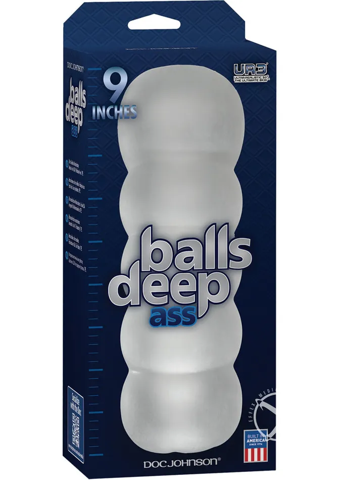 Balls Deep Ultraskyn Masturbator Butt Doc Johnson Male Sex Toys