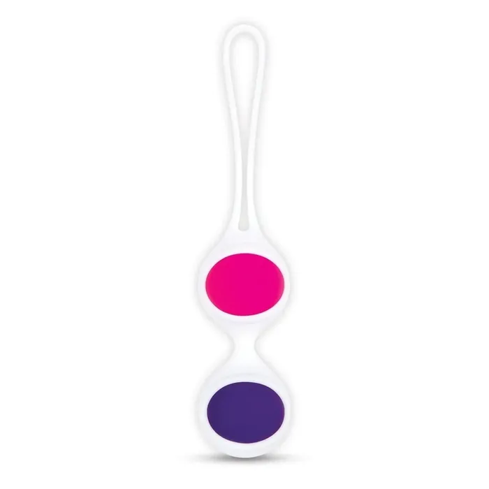 Bodywand Anal Bodywand Squeeze Mix Match Weighted Kegel Ball Set Blue Purple Clear