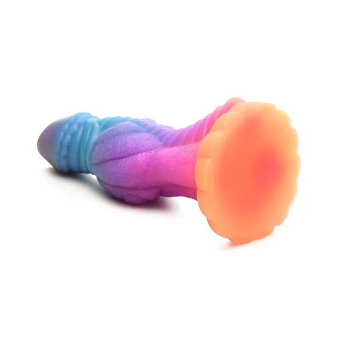 Creature Cocks Dildos Creature Cocks Galactic Cock Alien Creature Glow In The Dark Silicone Dildo Blue Pink Purple