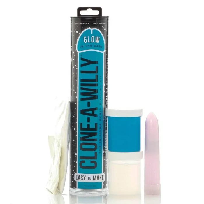 Dildos CloneAWilly Clone A Willy Penis Moulding Kit Glow In The Dark Blue