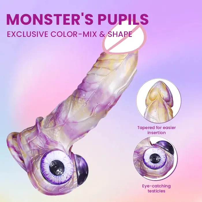 Dildos Inyarose Heteropupil Platinum Silicone Mixed Colour Shaped Dildo