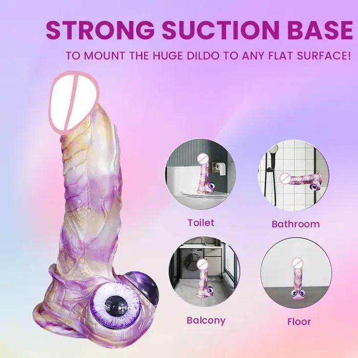 Dildos Inyarose Heteropupil Platinum Silicone Mixed Colour Shaped Dildo