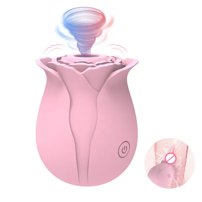 Earlypeach Female Sex Toys Multicolor Rose Vibrator With 10 Sucking Modes