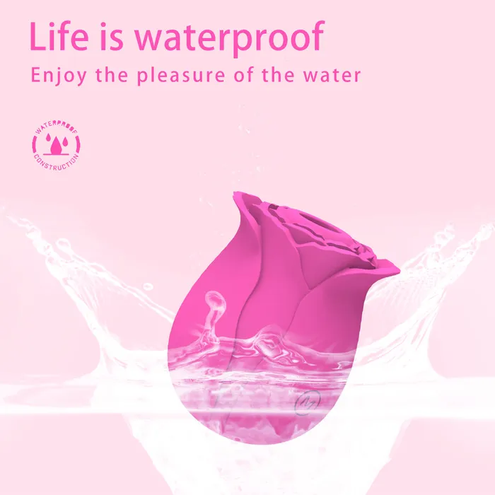 Earlypeach Female Sex Toys Multicolor Rose Vibrator With 10 Sucking Modes