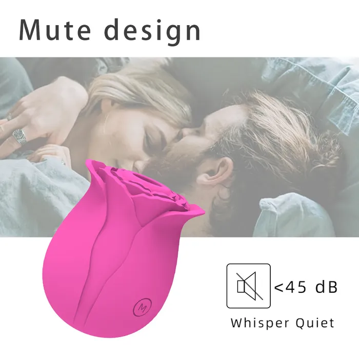 Earlypeach Female Sex Toys Multicolor Rose Vibrator With 10 Sucking Modes