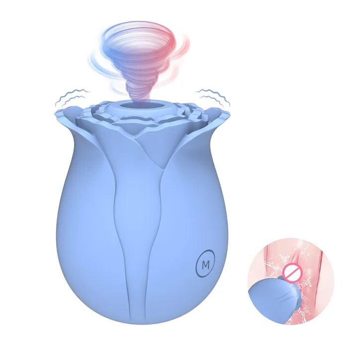Earlypeach Female Sex Toys Multicolor Rose Vibrator With 10 Sucking Modes