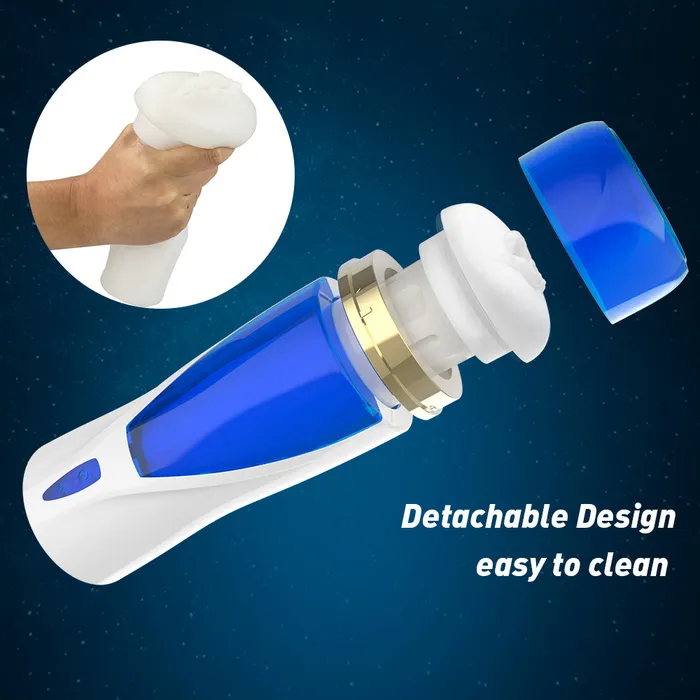 Earlypeach Male Sex Toys 3 Telescopic Modes Space Male Masturbator