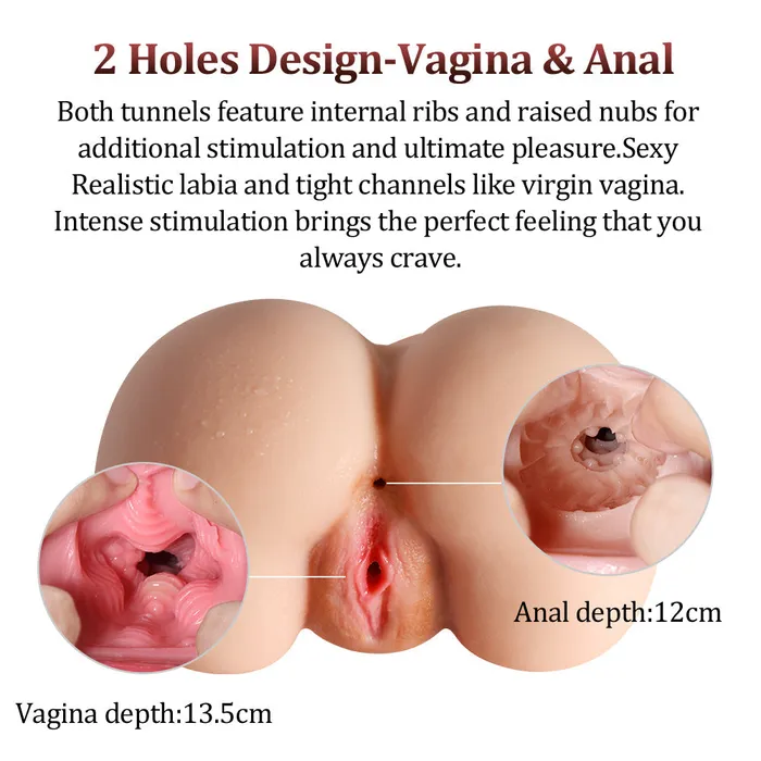 Earlypeach Male Sex Toys Molly LifeSized Realistic Butt Masturbator