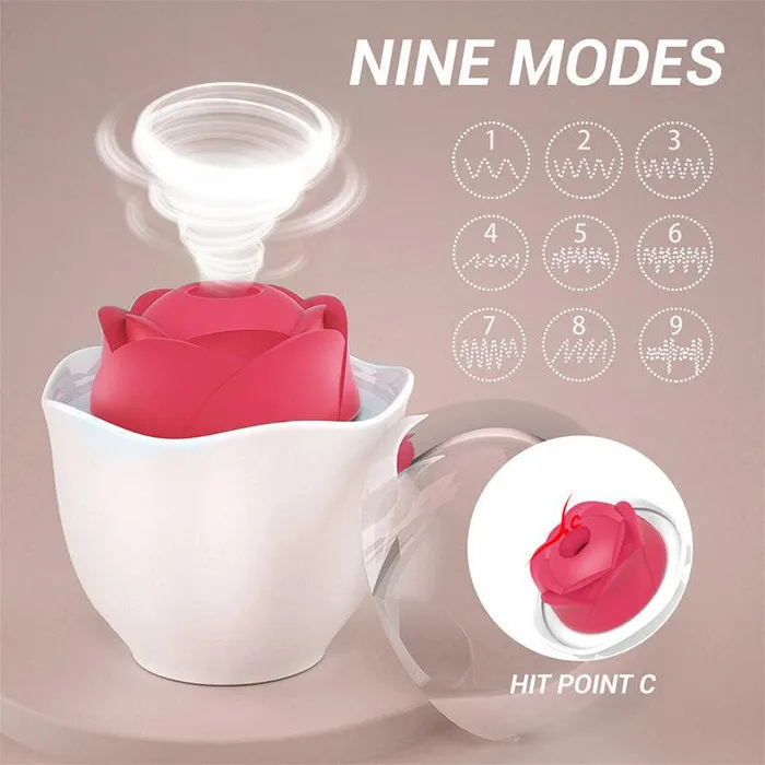 Elegant Rose Suction Pleasure Toy Inyarose Vibrators
