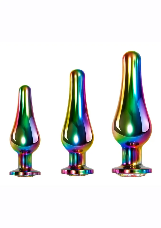 Evolved Anal Rainbow Metal Anal Plug