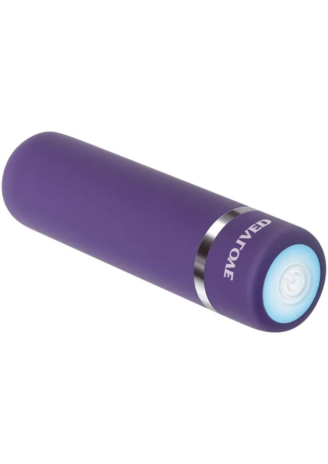 Evolved Vibrators Purple Passion Rechargeable Silky Smooth Bullet