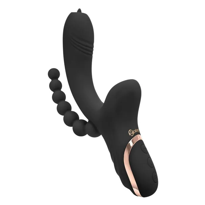 Female Sex Toys Bodywand Bodywand GPlay Triple Stim GSpot And Clitoral Suction Vibrator With Anal Beads Black Female Sex Toys Bodywand Bodywand GPlay Triple Stim GSpot And Clitoral Suction Vibrator With Anal Beads Black