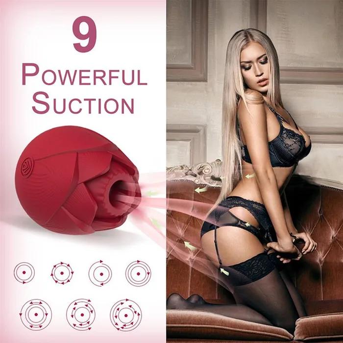 Female Sex Toys Dora Rose Vibrator With 9 Sucking Modes Earlypeach