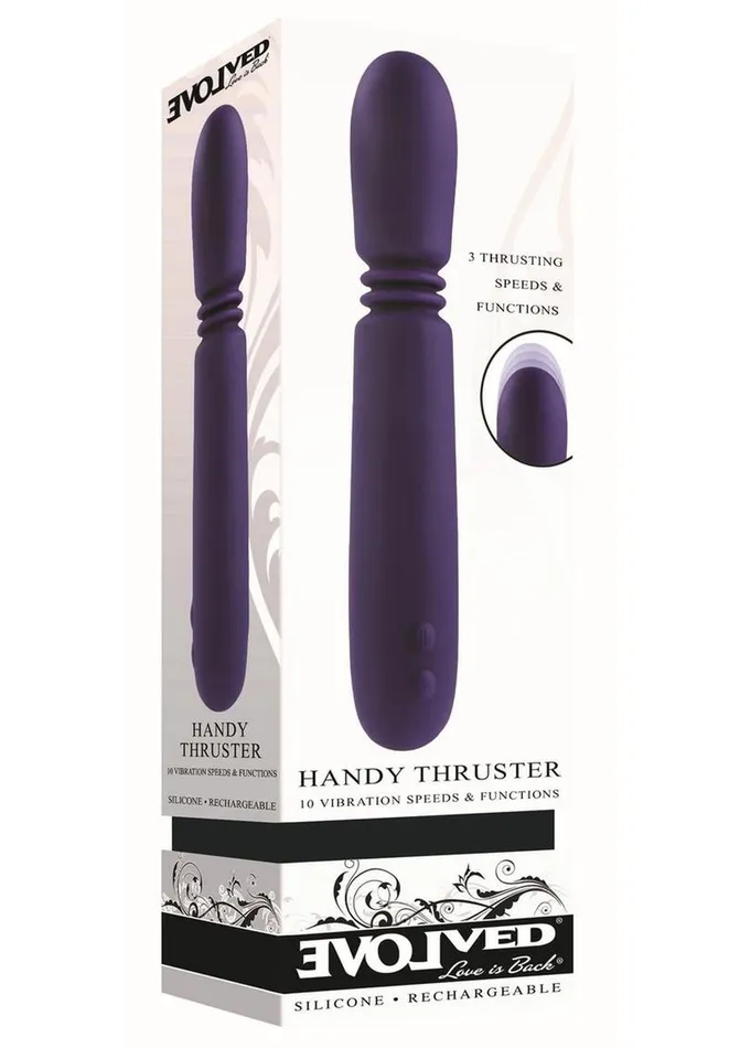 Female Sex Toys Evolved Handy Thruster Rechargeable Silicone Vibrator