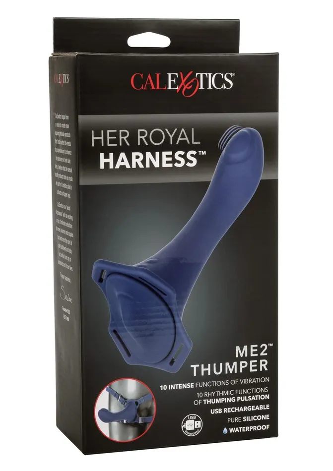 Female Sex Toys Her Royal Harness Me2 Thumper StrapOn with Silicone Rechargeable Dildo Her Royal Harness