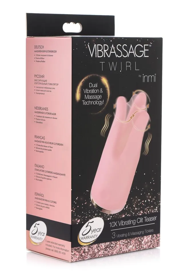 Female Sex Toys Inmi Vibrassage Twirl Vibrating Clit Teaser Inmi