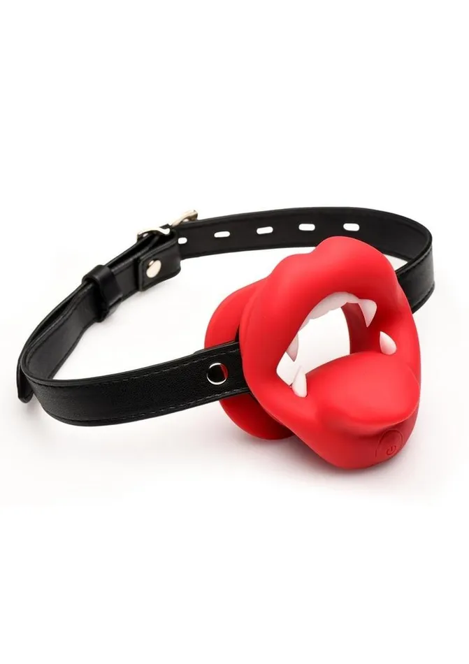 Female Sex Toys Master Series Master Series Vampire Vibrating Rechargeable Silicone Mouth Gag Female Sex Toys Master Series Master Series Vampire Vibrating Rechargeable Silicone Mouth Gag