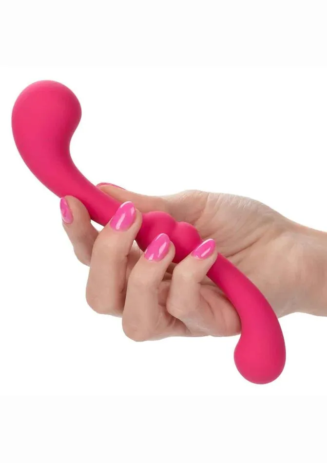 Female Sex Toys Pretty Little Wands Pretty Little Wands Curvy Rechargeable Silicone Vibrator