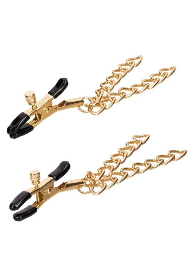 Female Sex Toys Ride em Ride Em Premium Denim Collection Nipple Clamps