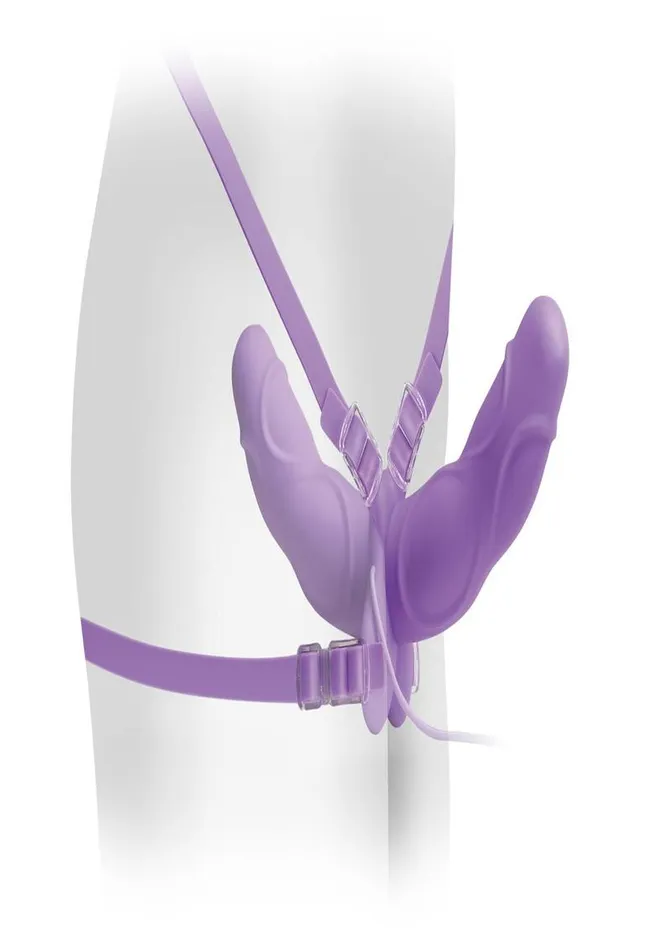 Fetish Fantasy Elite Fetish Fantasy Elite Vibrating Double Delight StrapOn Silicone Waterproof Female Sex Toys Fetish Fantasy Elite Fetish Fantasy Elite Vibrating Double Delight StrapOn Silicone Waterproof Female Sex Toys