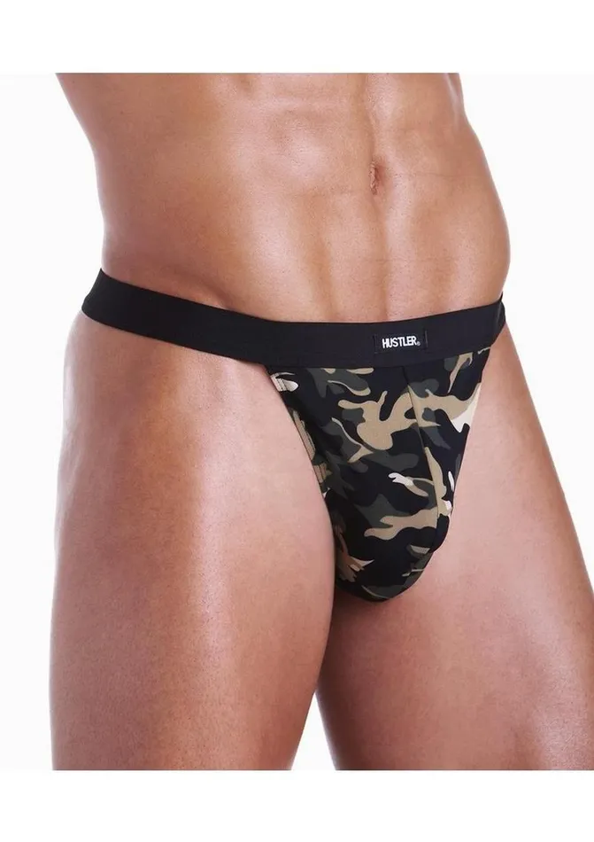 Fundies Gi Jock with Dog Tag Necklace One Size Camouflage Fundies Male Sex Toys