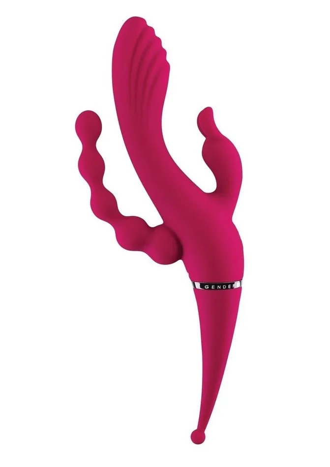 Gender X Female Sex Toys Gender X Four By Four Rechargeable Silicone Quadruple Stimulating Vibrator Gender X Female Sex Toys Gender X Four By Four Rechargeable Silicone Quadruple Stimulating Vibrator