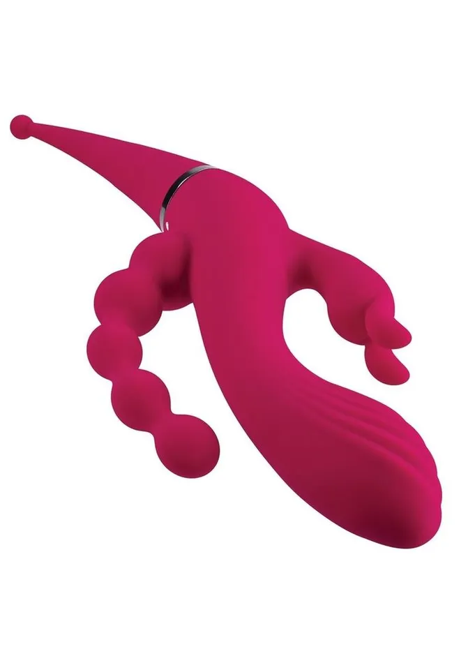 Gender X Female Sex Toys Gender X Four By Four Rechargeable Silicone Quadruple Stimulating Vibrator