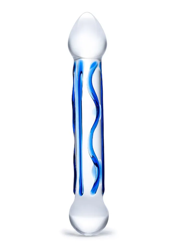 Glas Glas Full Tip Glass Textured Dildo Dildos