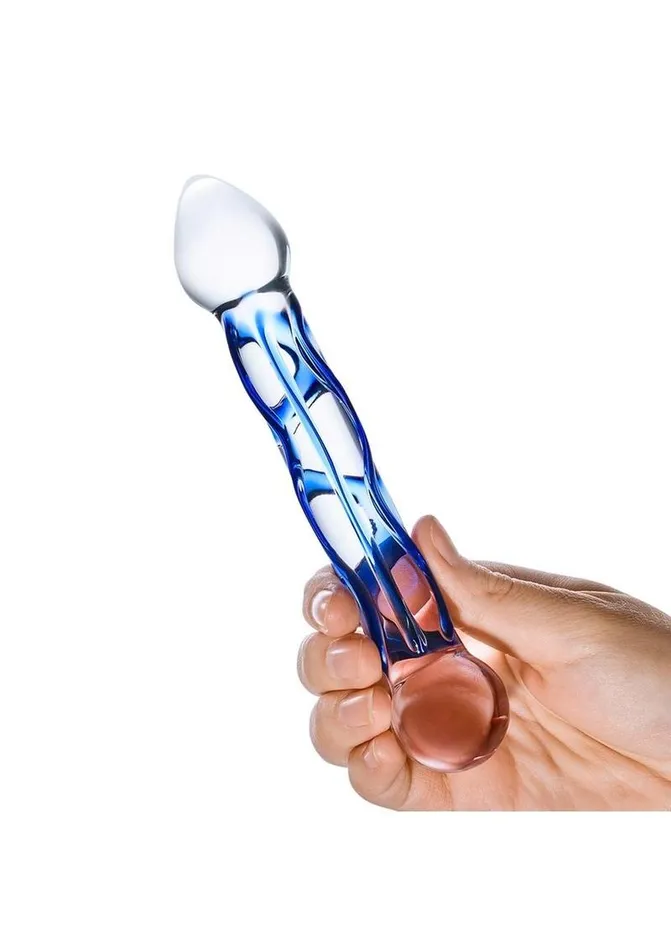 Glas Glas Full Tip Glass Textured Dildo Dildos