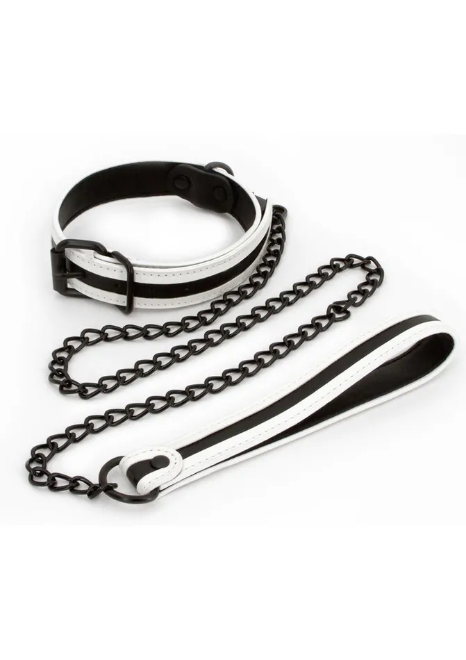 Glo Bondage Glow In The Dark Collar and Leash Glo Bondage Dildos