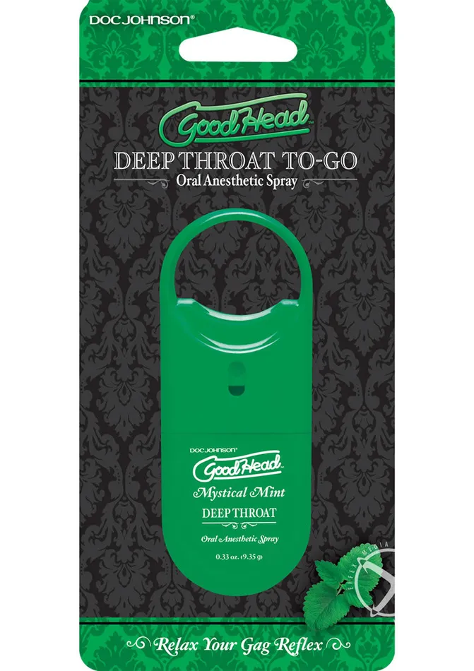GoodHead Anal Goodhead Deep Throat ToGo Oral Anesthetic Spray Mint