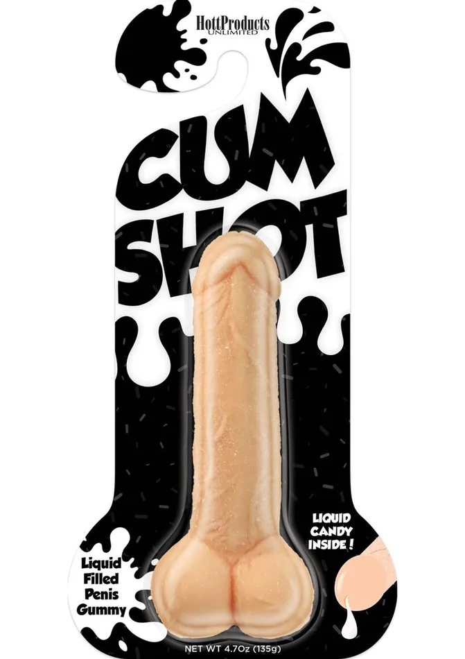 Hott Products Female Sex Toys Cum Shot Liquid Candy Filled Gummy Pecker