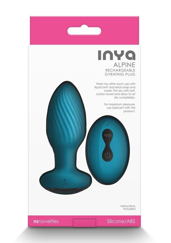 Inya Male Sex Toys Inya Alpine Rechargeable Silicone Anal Plug with Remote Control Inya Male Sex Toys Inya Alpine Rechargeable Silicone Anal Plug with Remote Control