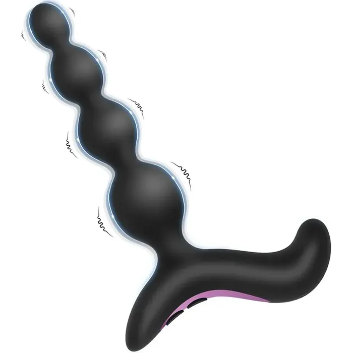 Inyarose Male Sex Toys Anal Training Kit with Vibrating Anal Plug
