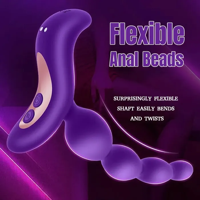 Inyarose Male Sex Toys Anal Training Kit with Vibrating Anal Plug