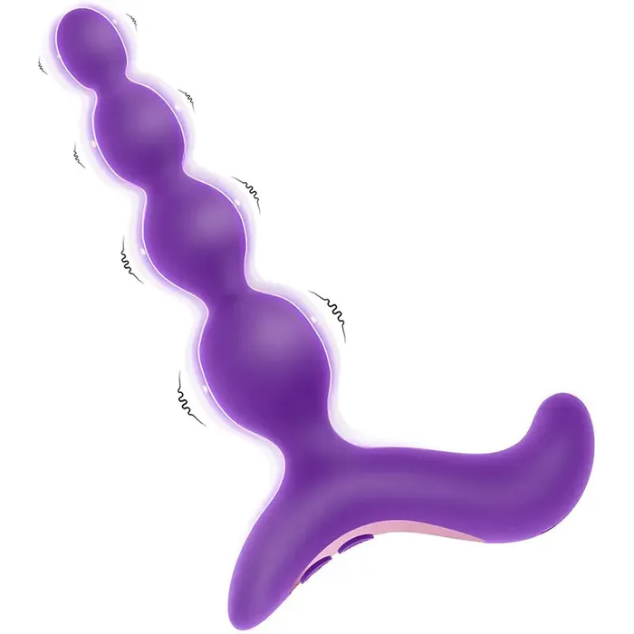 Inyarose Male Sex Toys Anal Training Kit with Vibrating Anal Plug