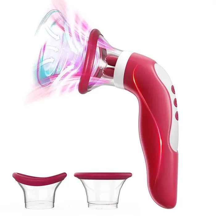 Inyarose Male Sex Toys Double Tongue Vibrating Masturbator